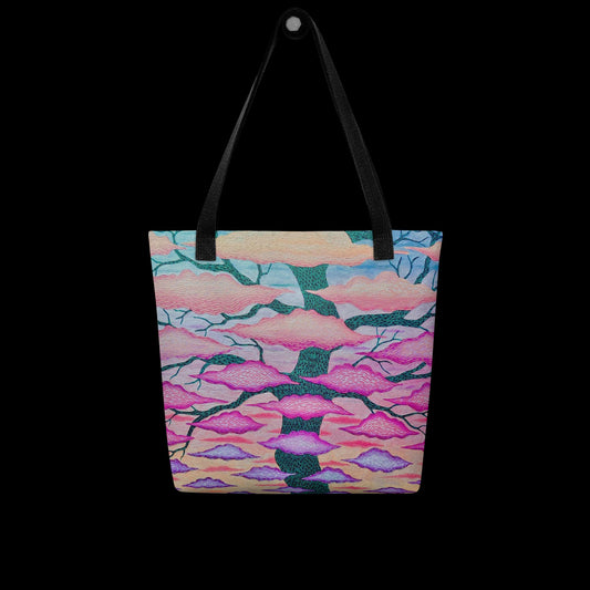 C - Tree clouds - Tote bag