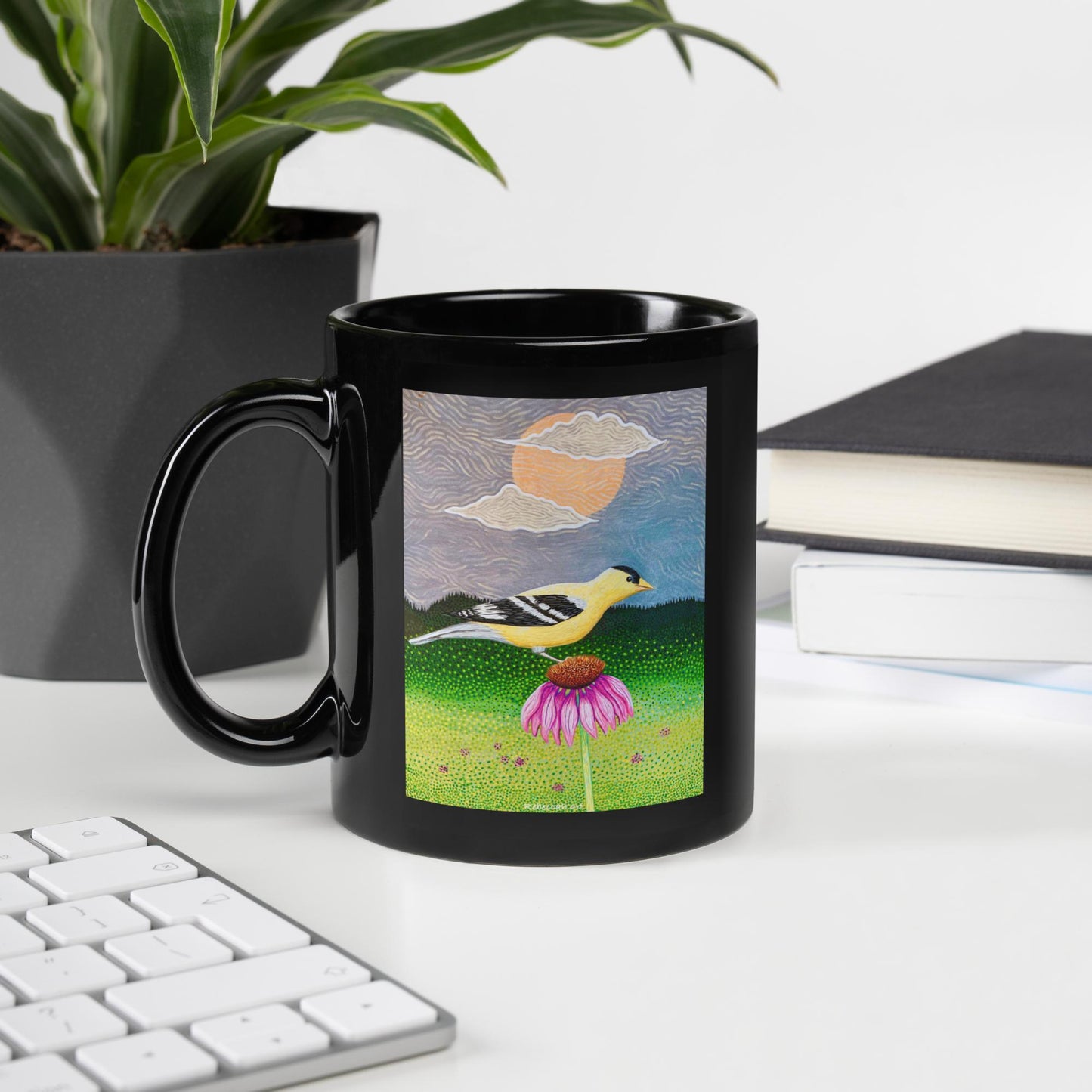 A - Goldfinch - mug