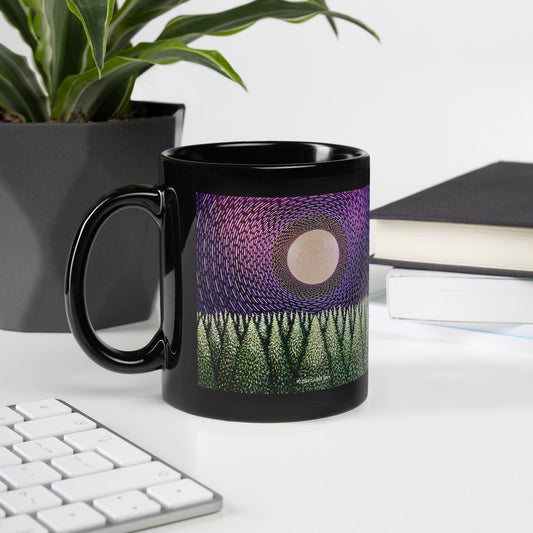 A - Full moon forest - mug