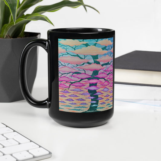A - Tree clouds - mug