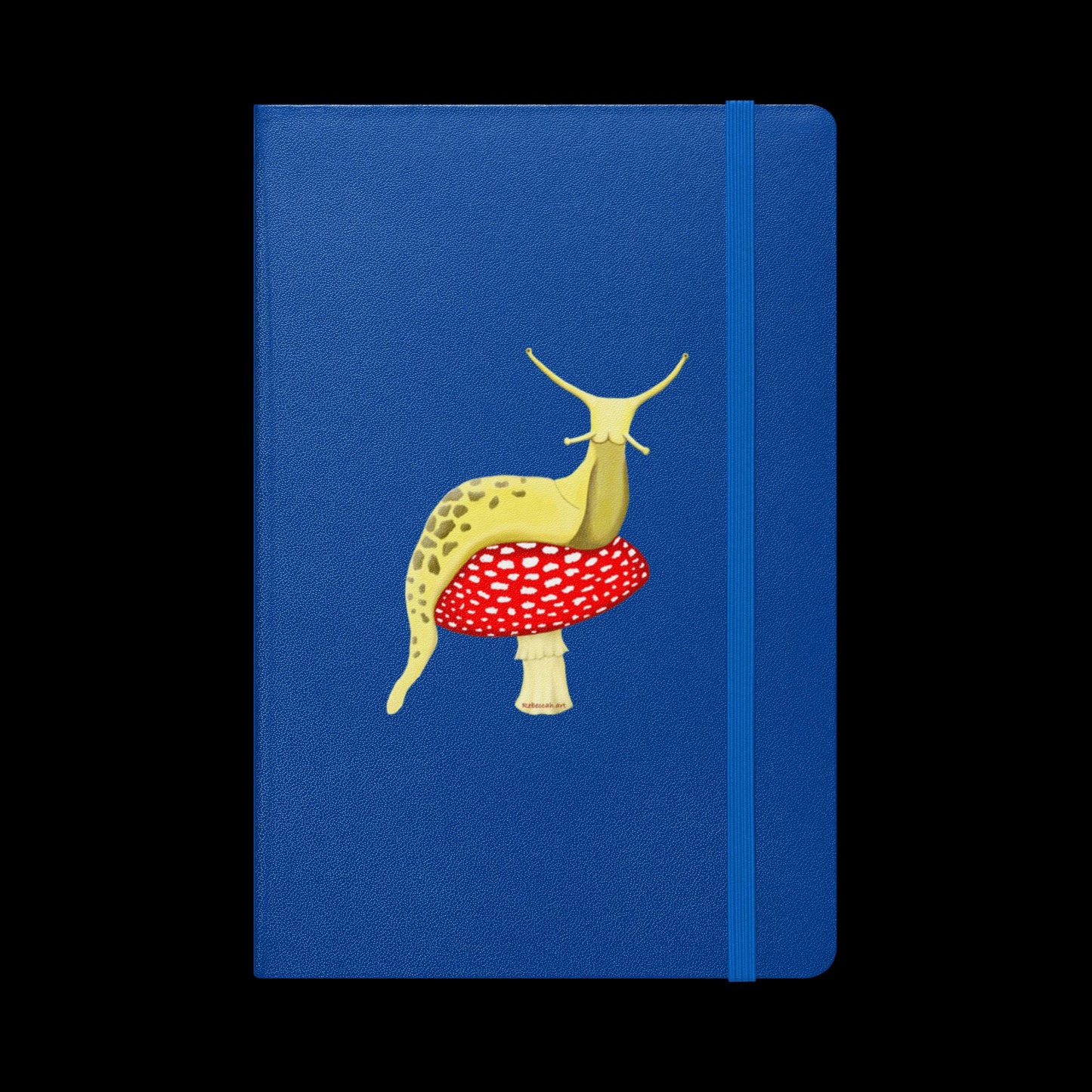 F - Banana slug - Hardcover bound notebook