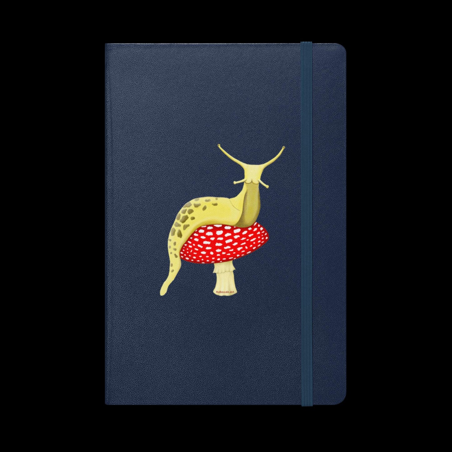 F - Banana slug - Hardcover bound notebook