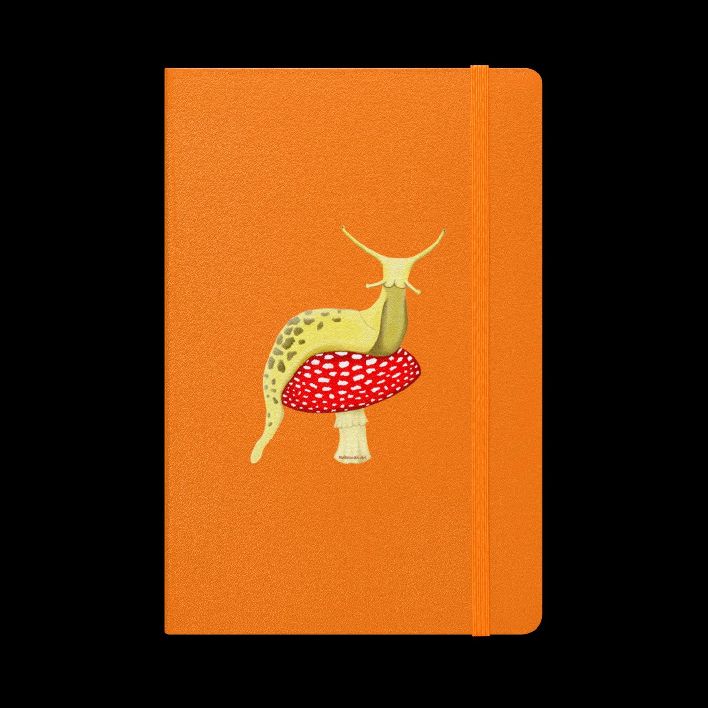 F - Banana slug - Hardcover bound notebook