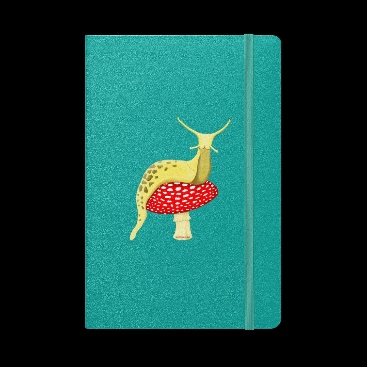 F - Banana slug - Hardcover bound notebook