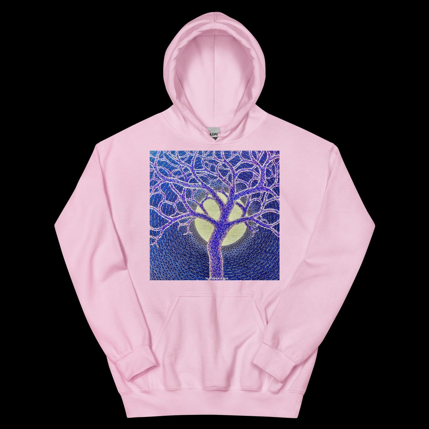 B - Full moon and tree - Unisex Hoodie