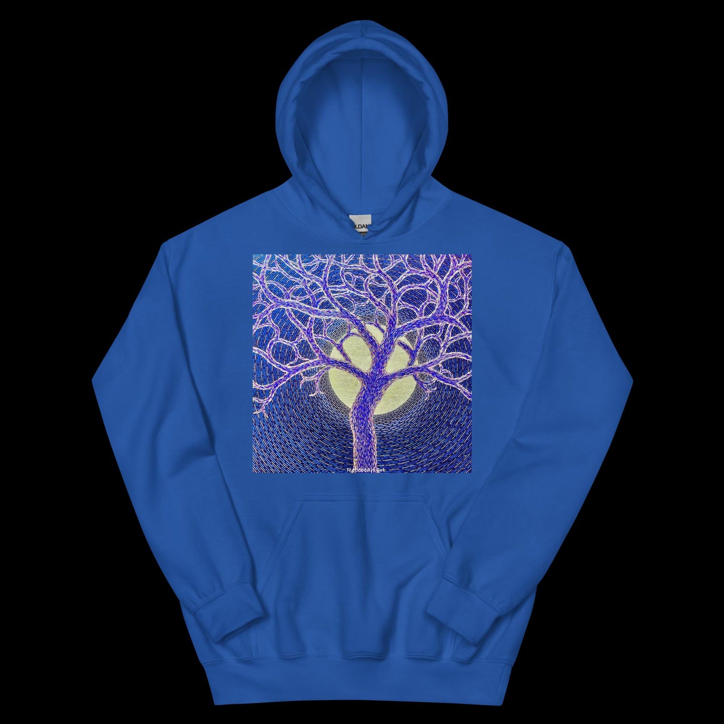 B - Full moon and tree - Unisex Hoodie