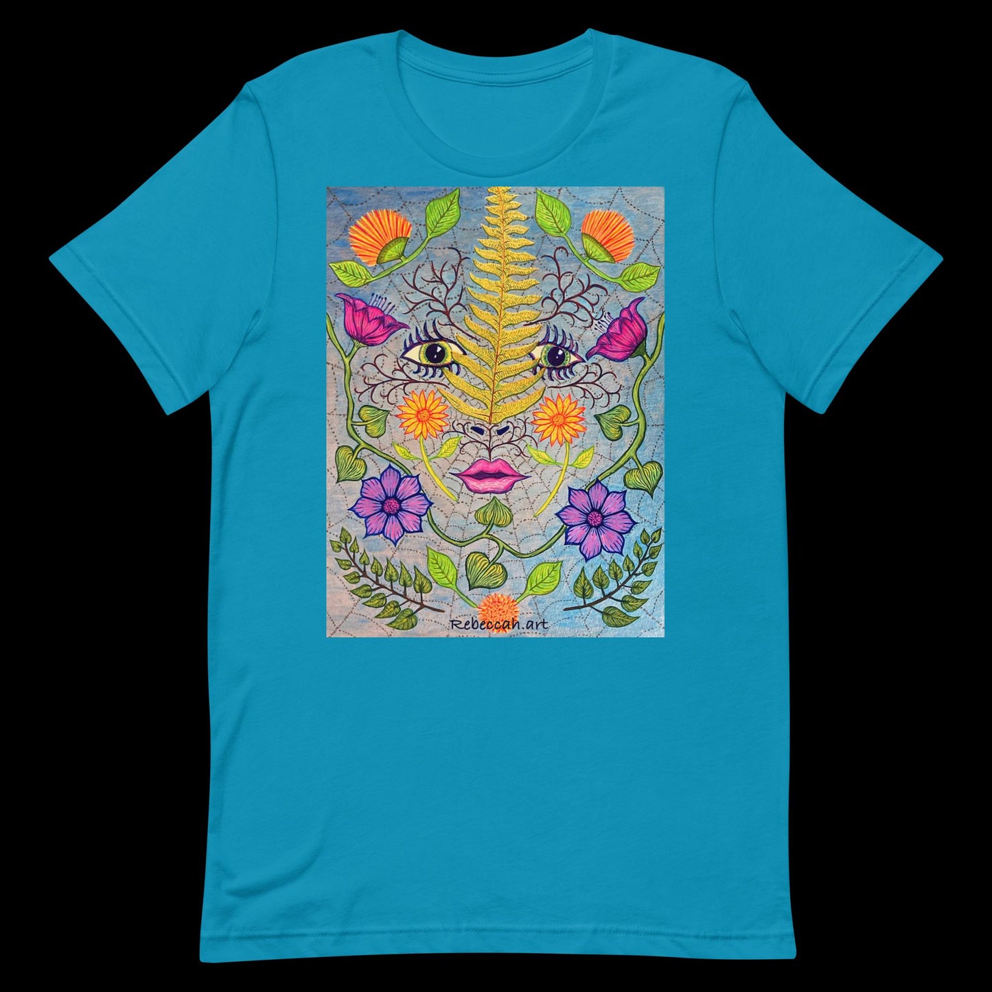 B - Nature face t-shirt