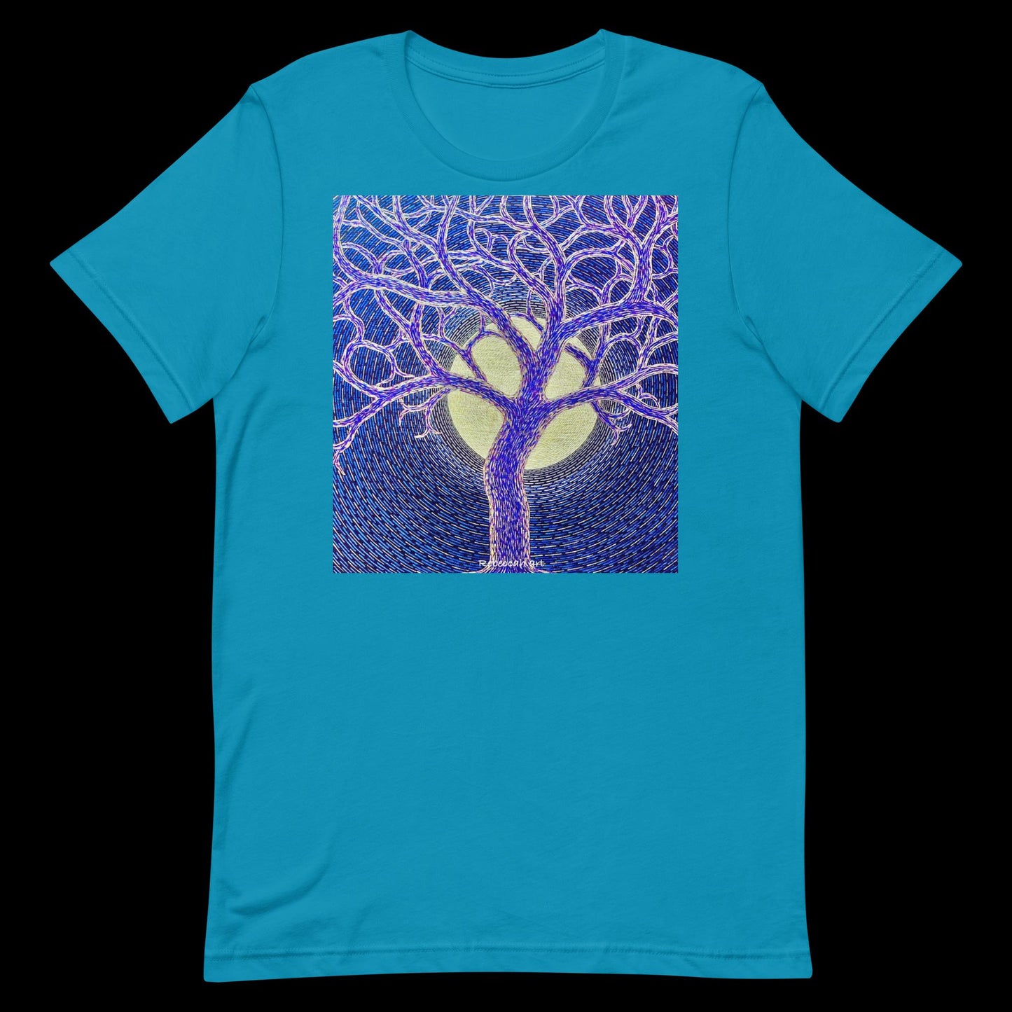 B - Full moon and tree - Unisex t-shirt