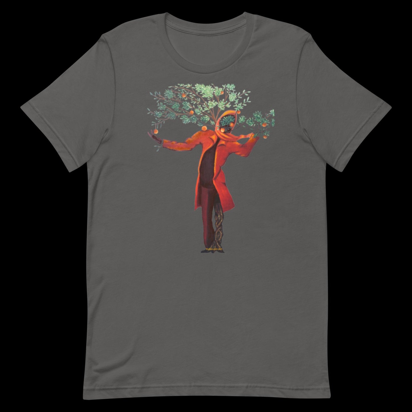 B - Red coat tree - t-shirt