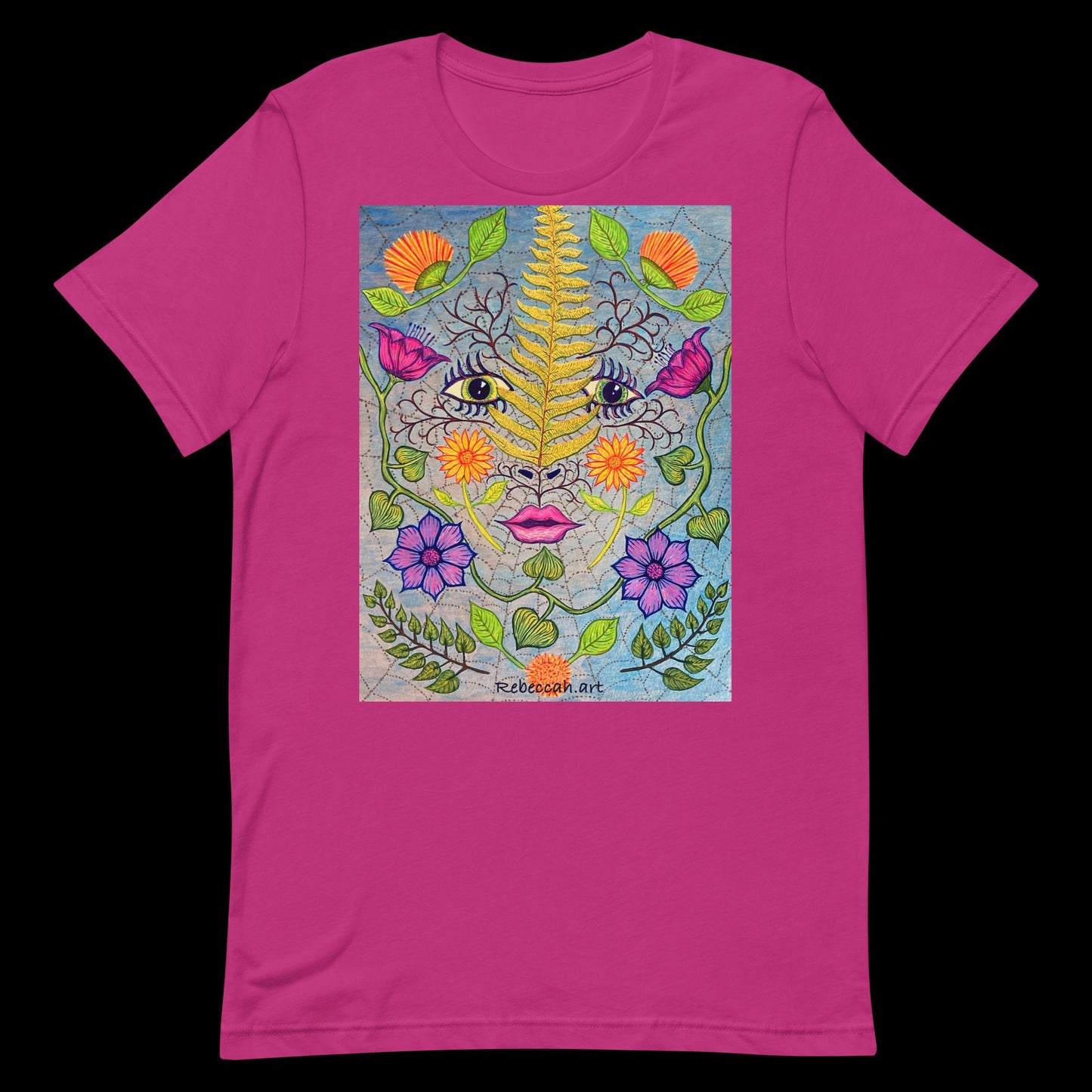 B - Nature face t-shirt