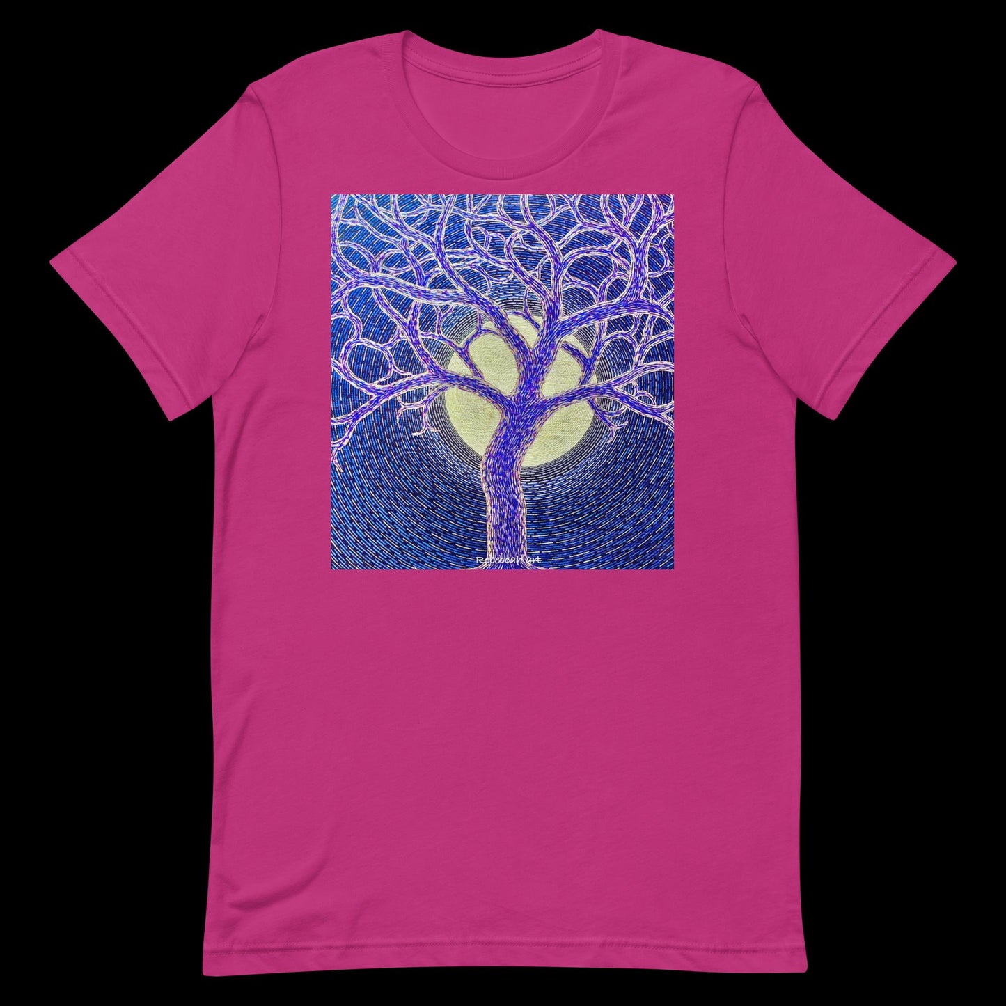 B - Full moon and tree - Unisex t-shirt