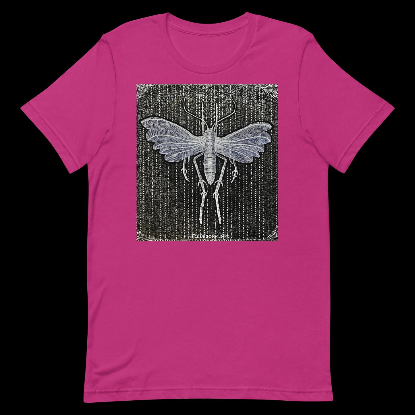 B - White plumed moth t-shirt