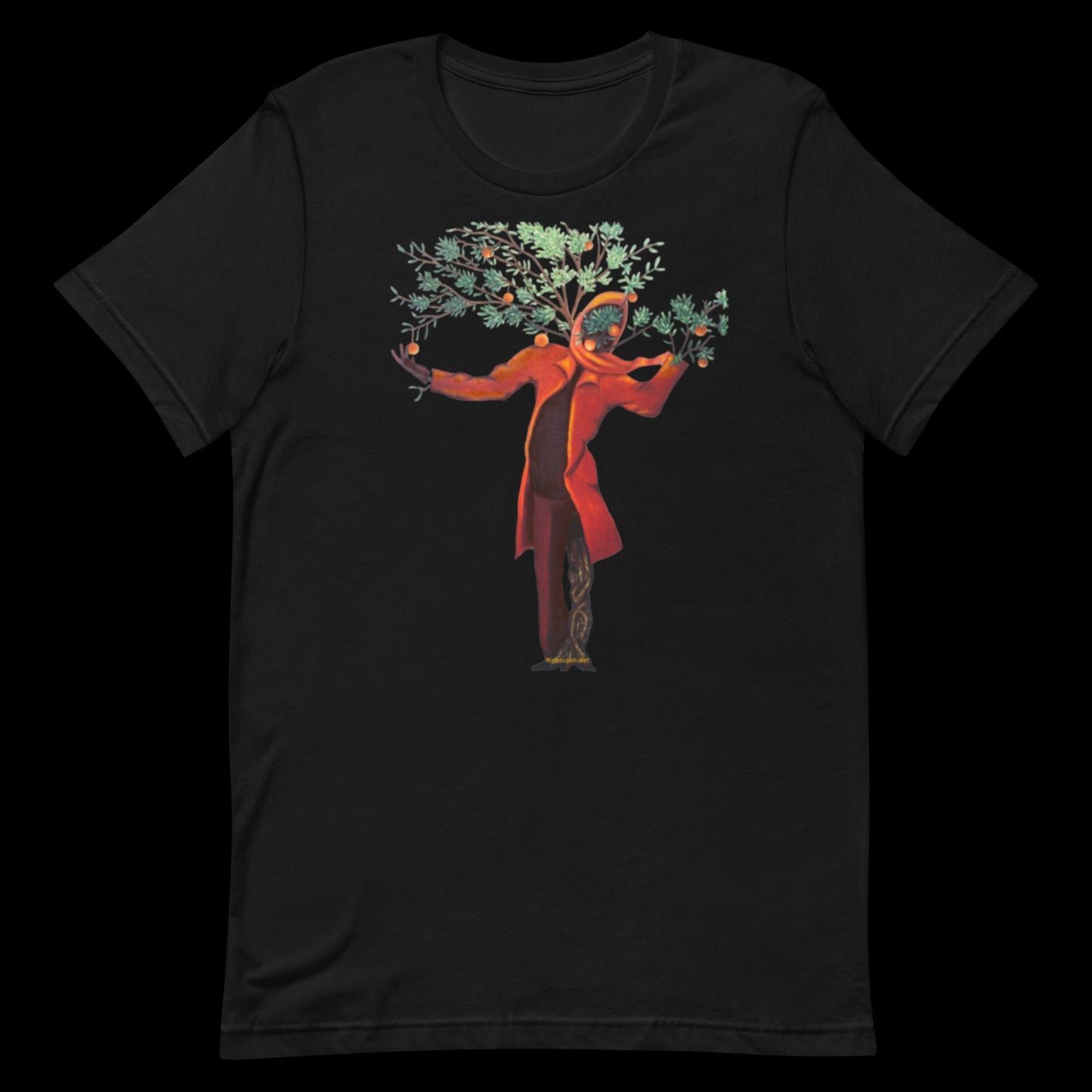 B - Red coat tree - t-shirt
