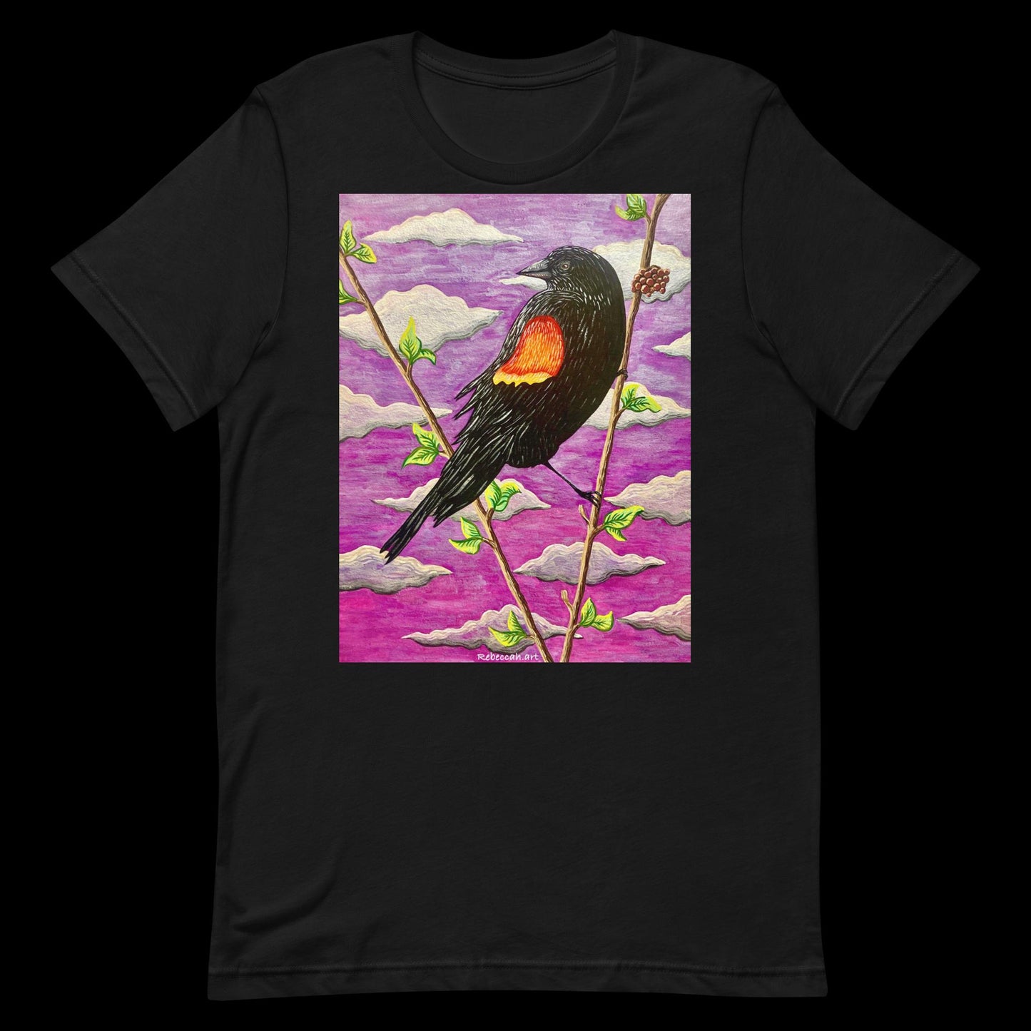 B - Red winged blackbird - Unisex t-shirt