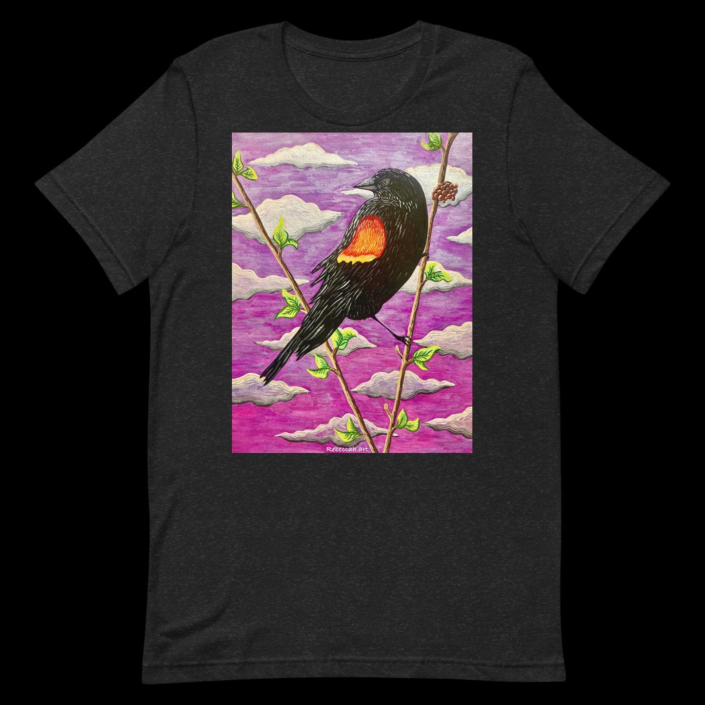B - Red winged blackbird - Unisex t-shirt