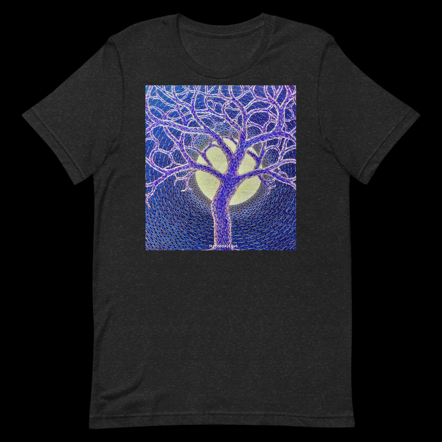 B - Full moon and tree - Unisex t-shirt