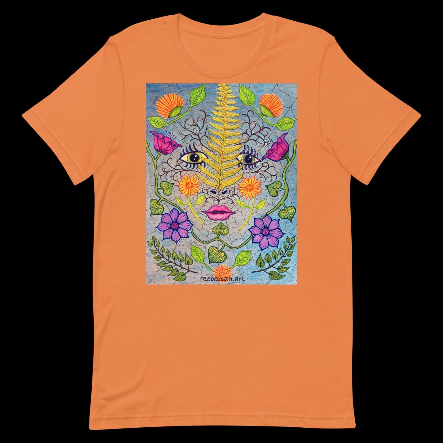 B - Nature face t-shirt