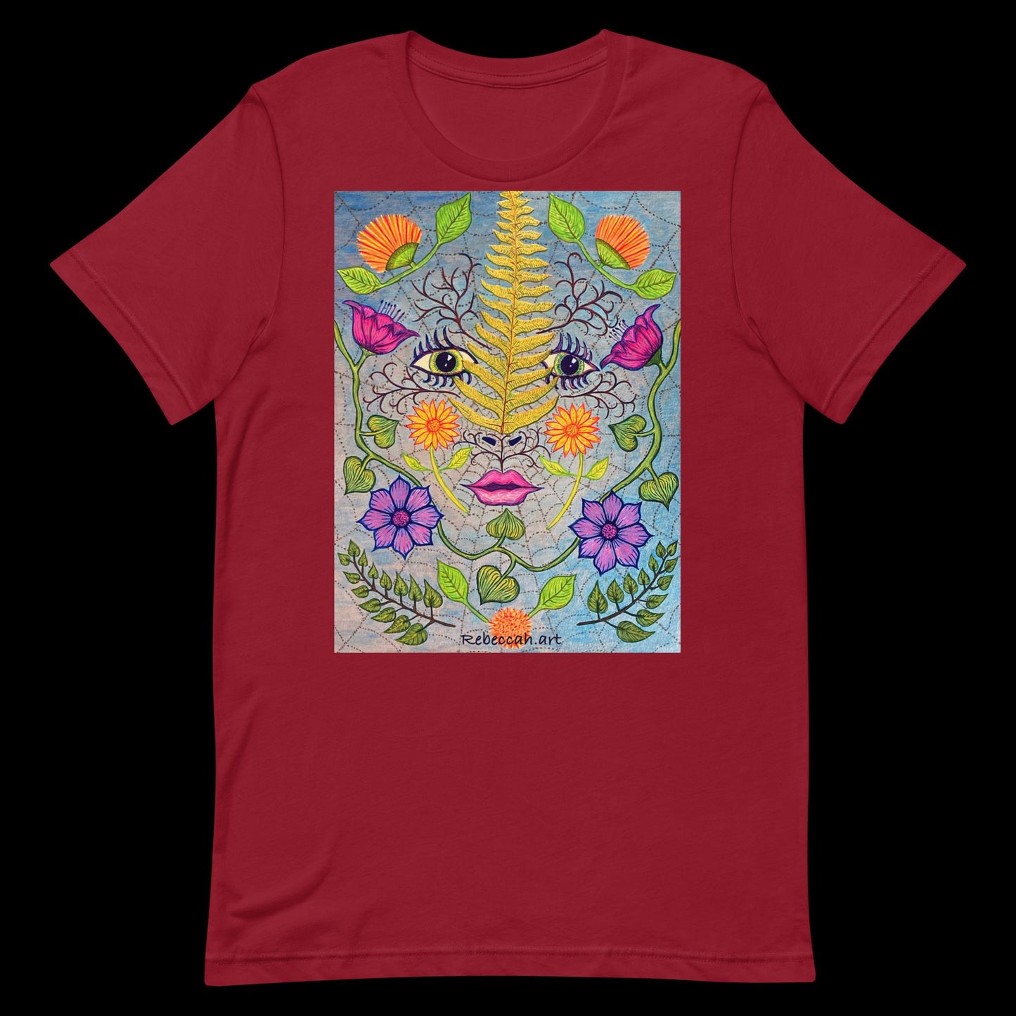 B - Nature face t-shirt