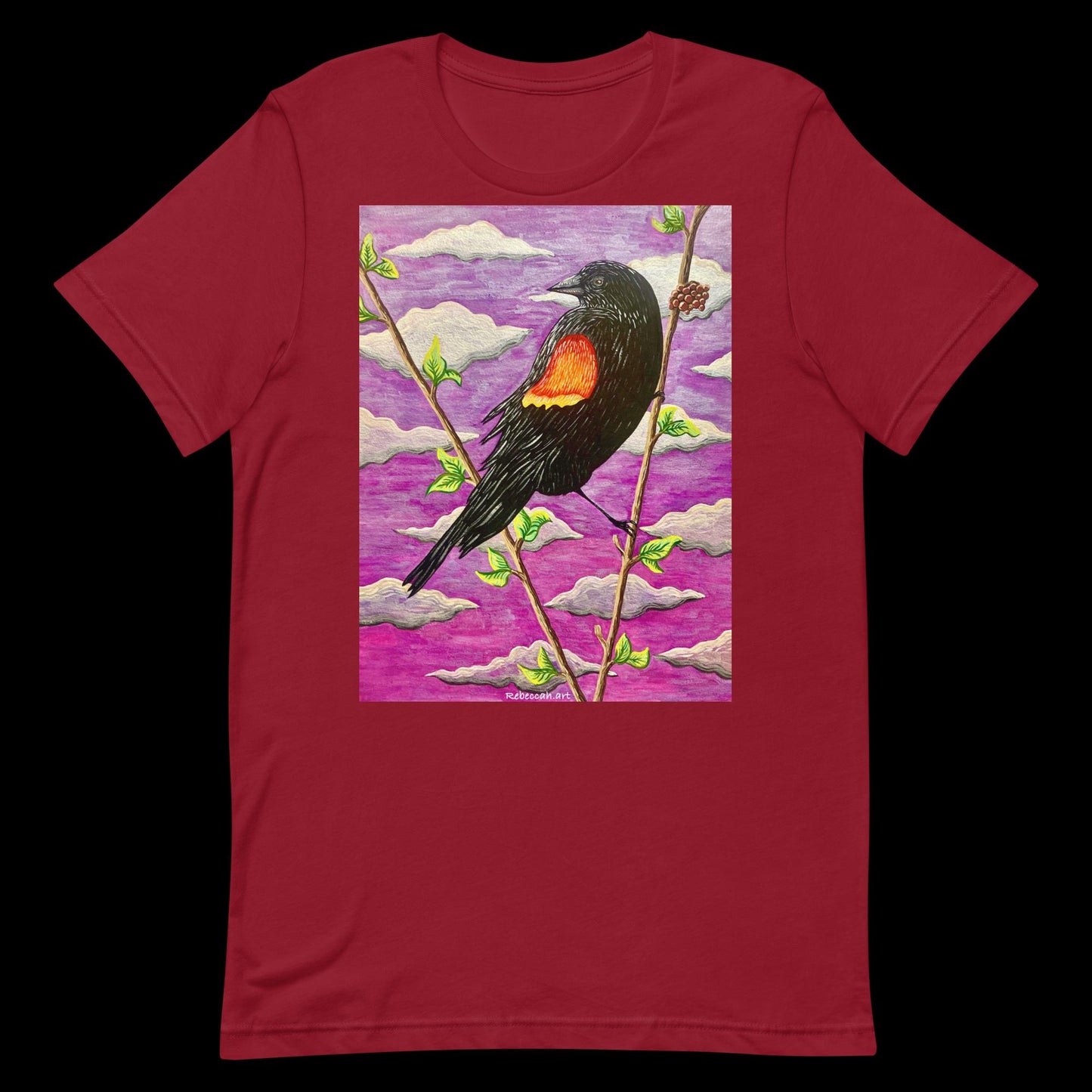 B - Red winged blackbird - Unisex t-shirt