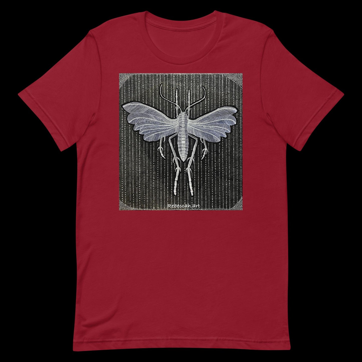 B - White plumed moth t-shirt