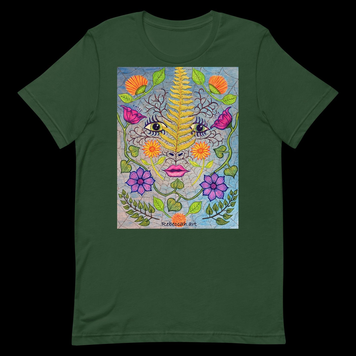 B - Nature face t-shirt