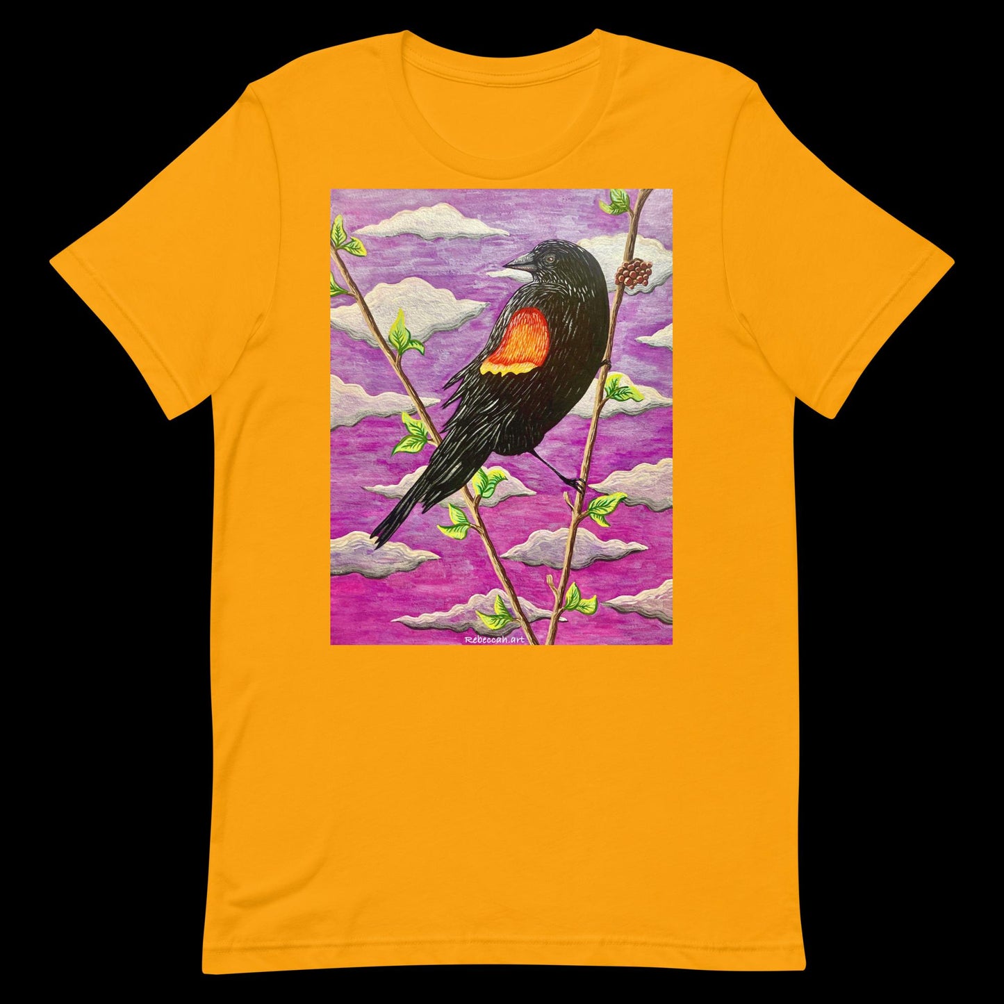 B - Red winged blackbird - Unisex t-shirt