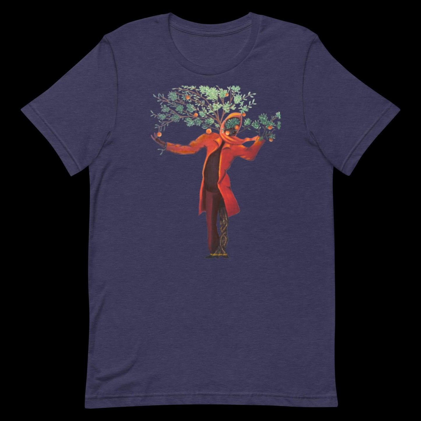 B - Red coat tree - t-shirt