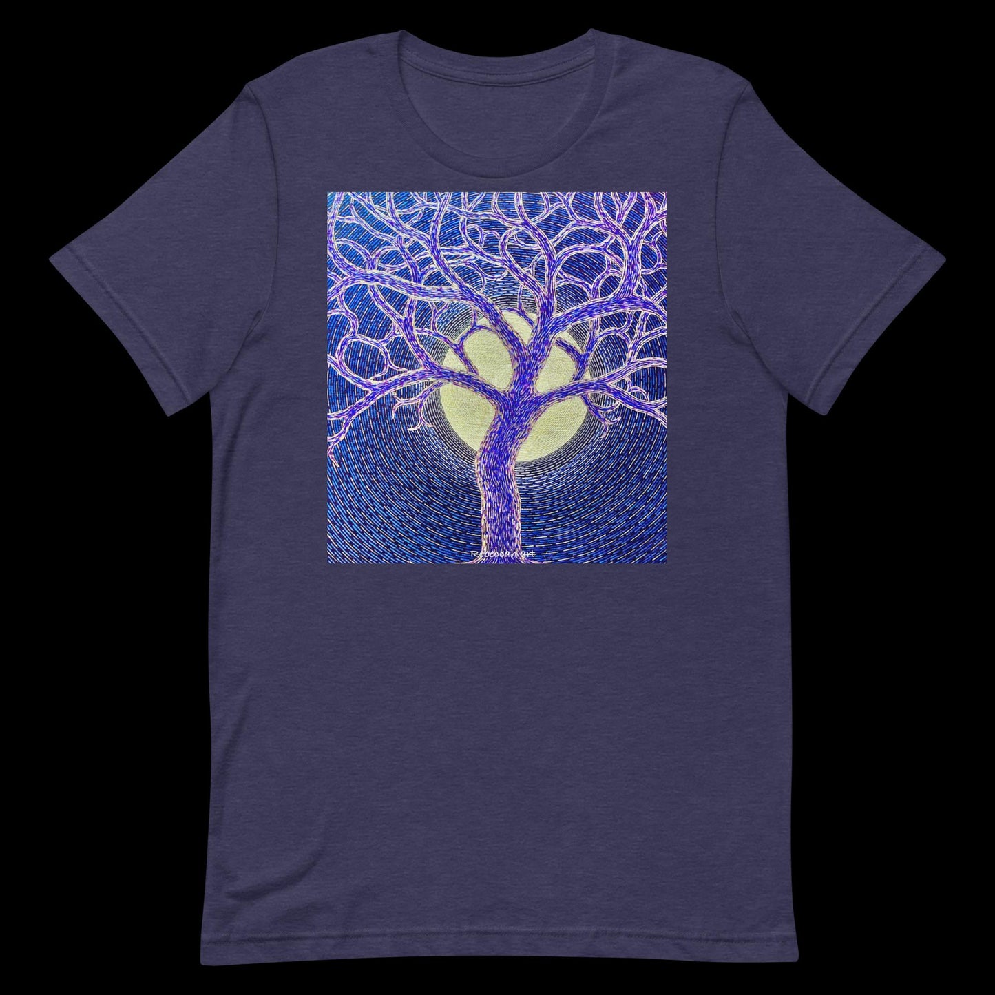 B - Full moon and tree - Unisex t-shirt