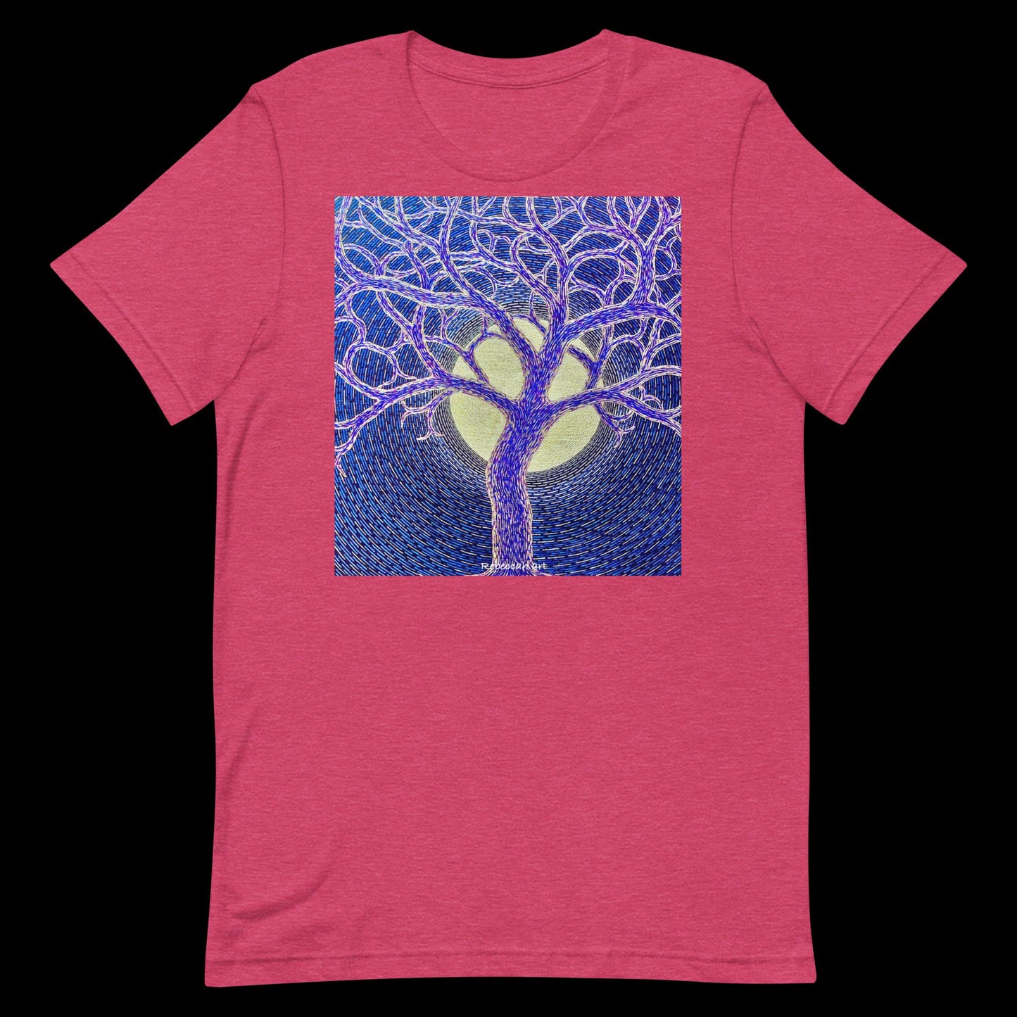 B - Full moon and tree - Unisex t-shirt
