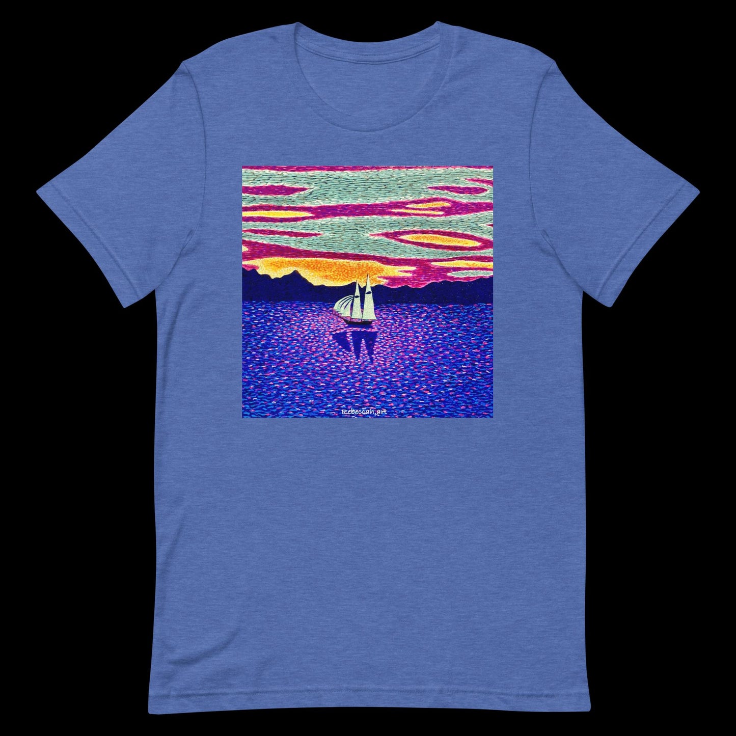 B - Sunset sailing t-shirt