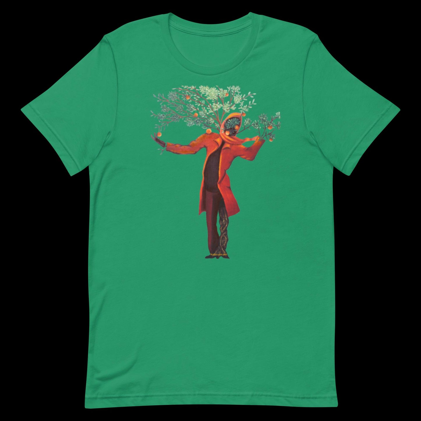 B - Red coat tree - t-shirt