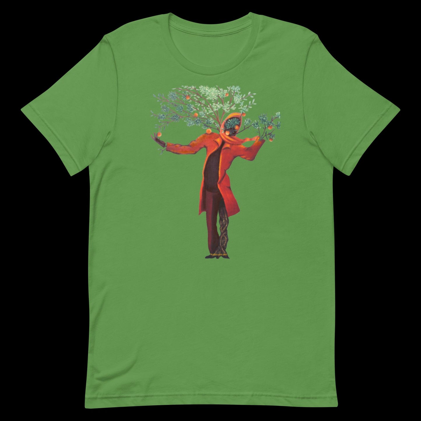 B - Red coat tree - t-shirt