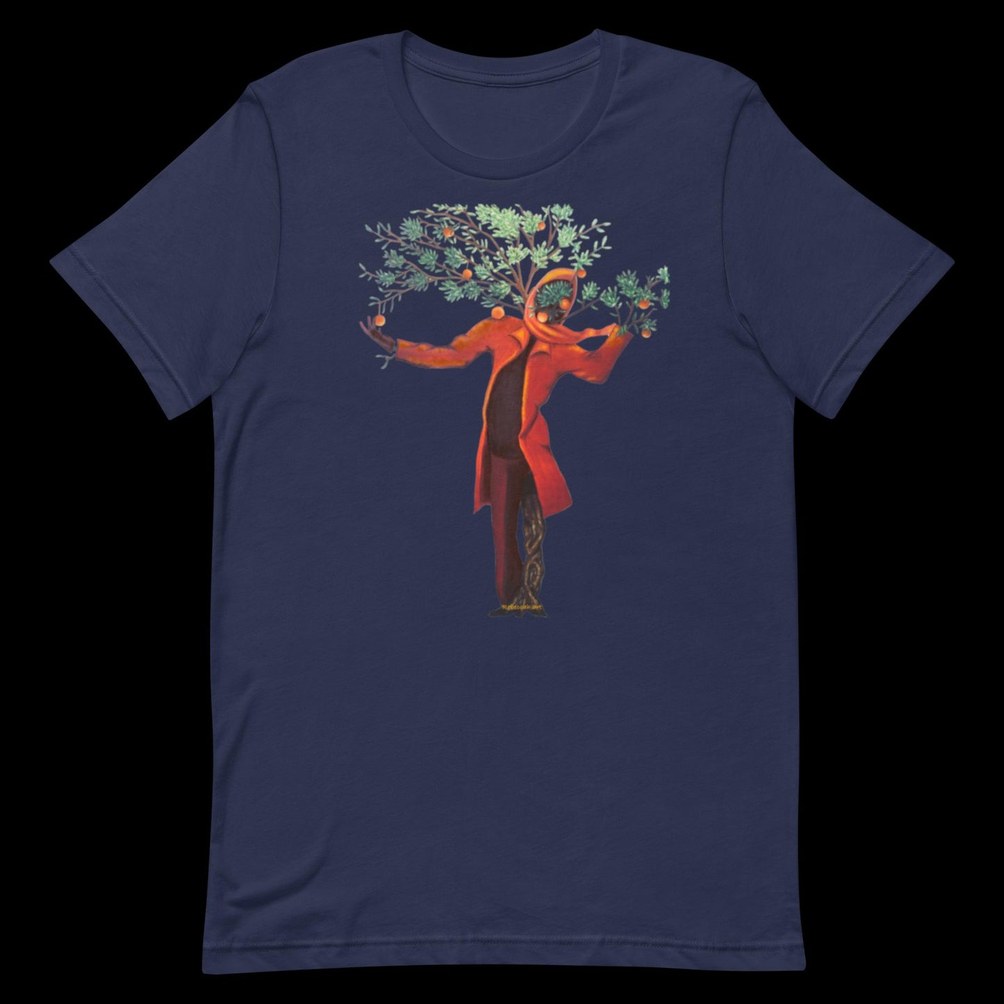 B - Red coat tree - t-shirt