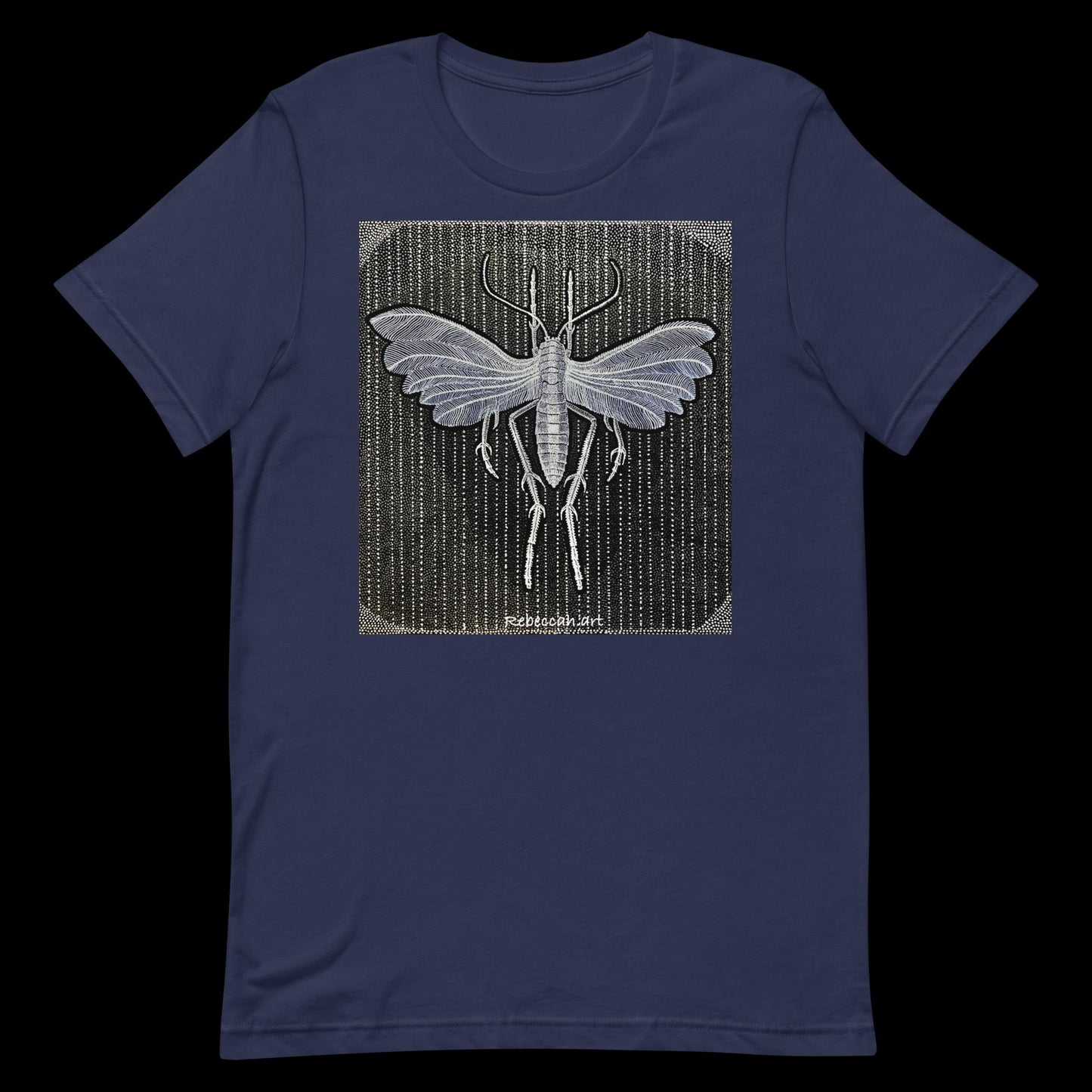 B - White plumed moth t-shirt