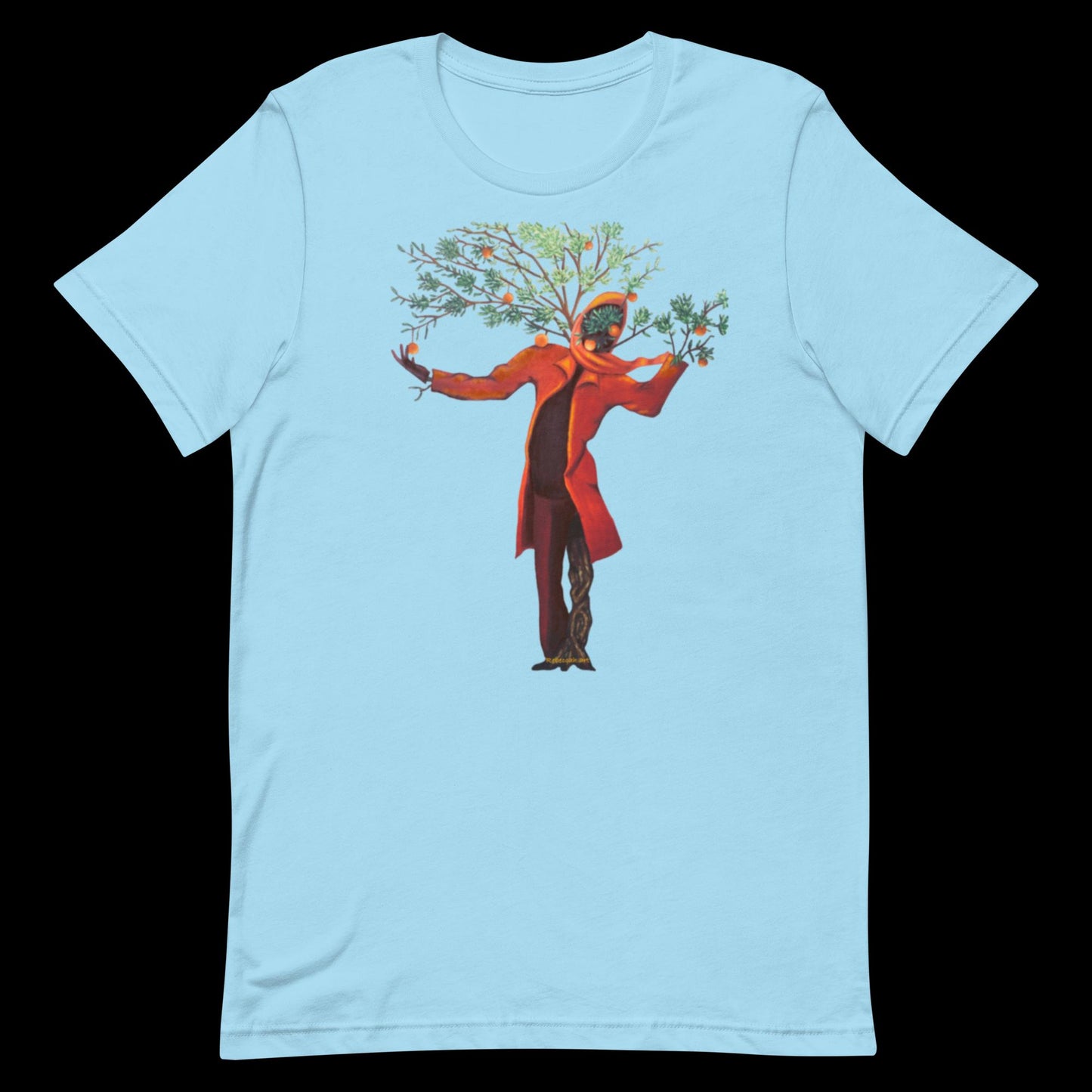 B - Red coat tree - t-shirt