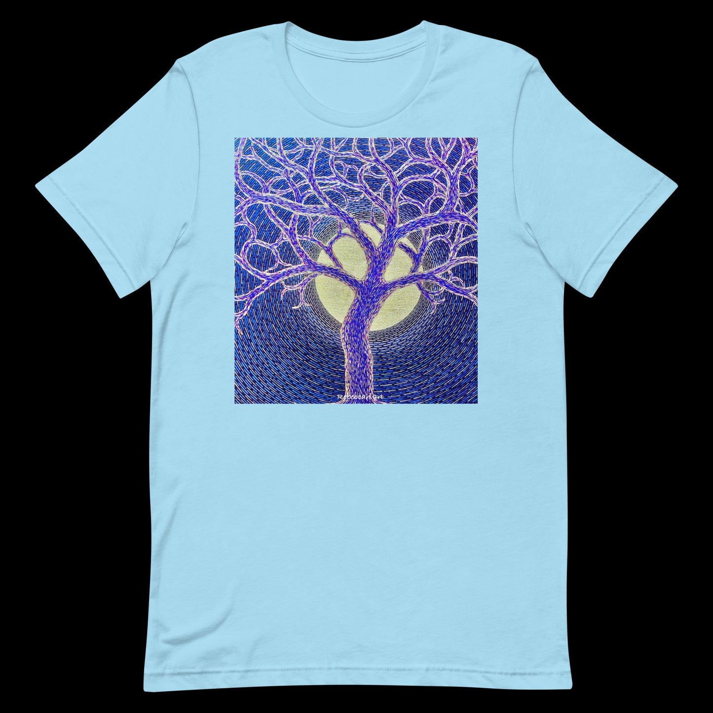 B - Full moon and tree - Unisex t-shirt
