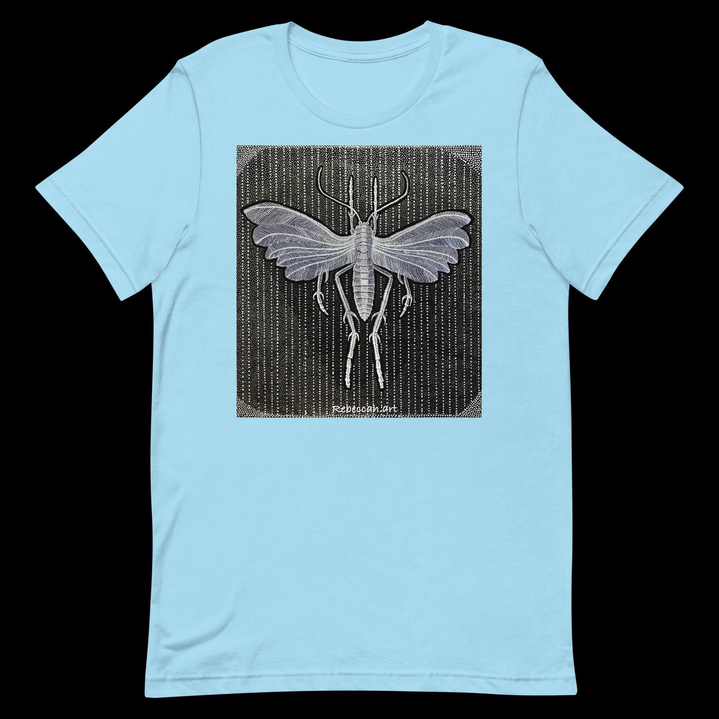 B - White plumed moth t-shirt