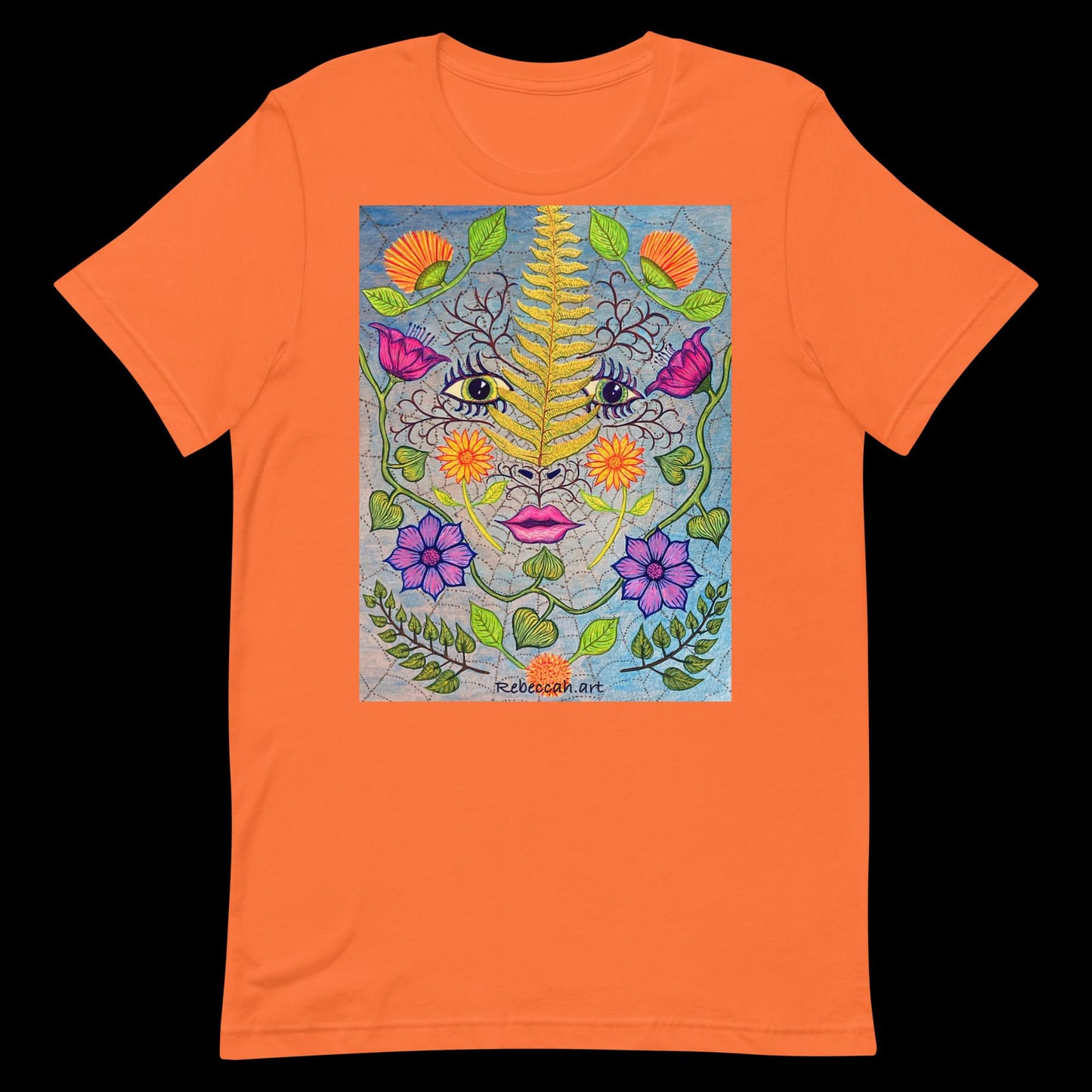 B - Nature face t-shirt