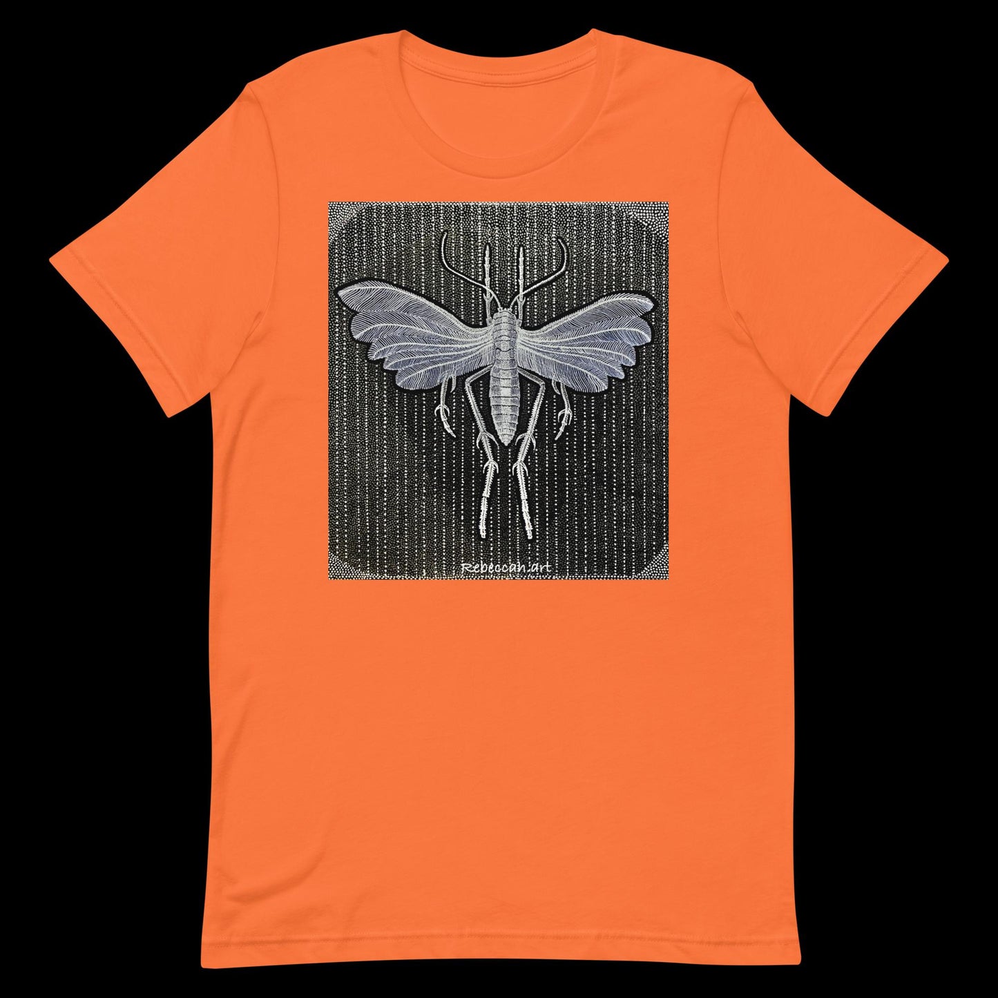 B - White plumed moth t-shirt