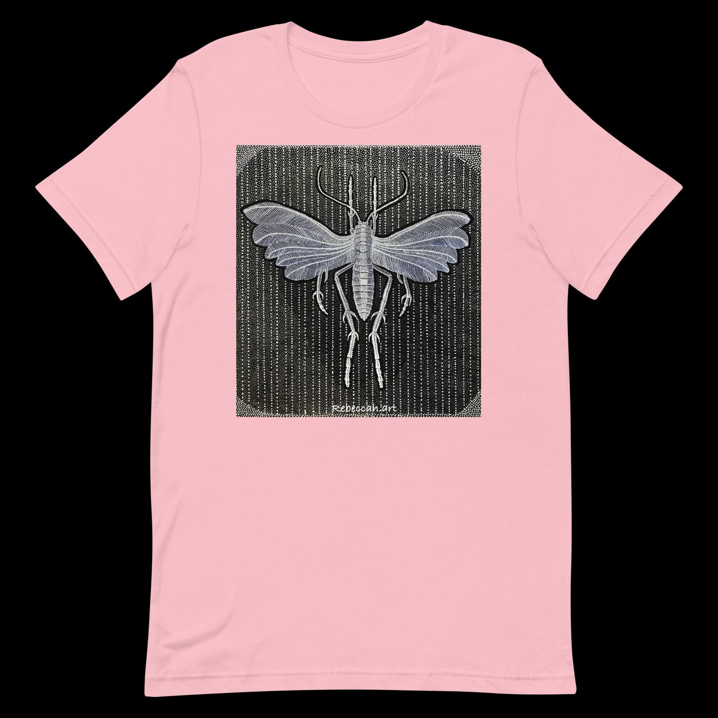 B - White plumed moth t-shirt