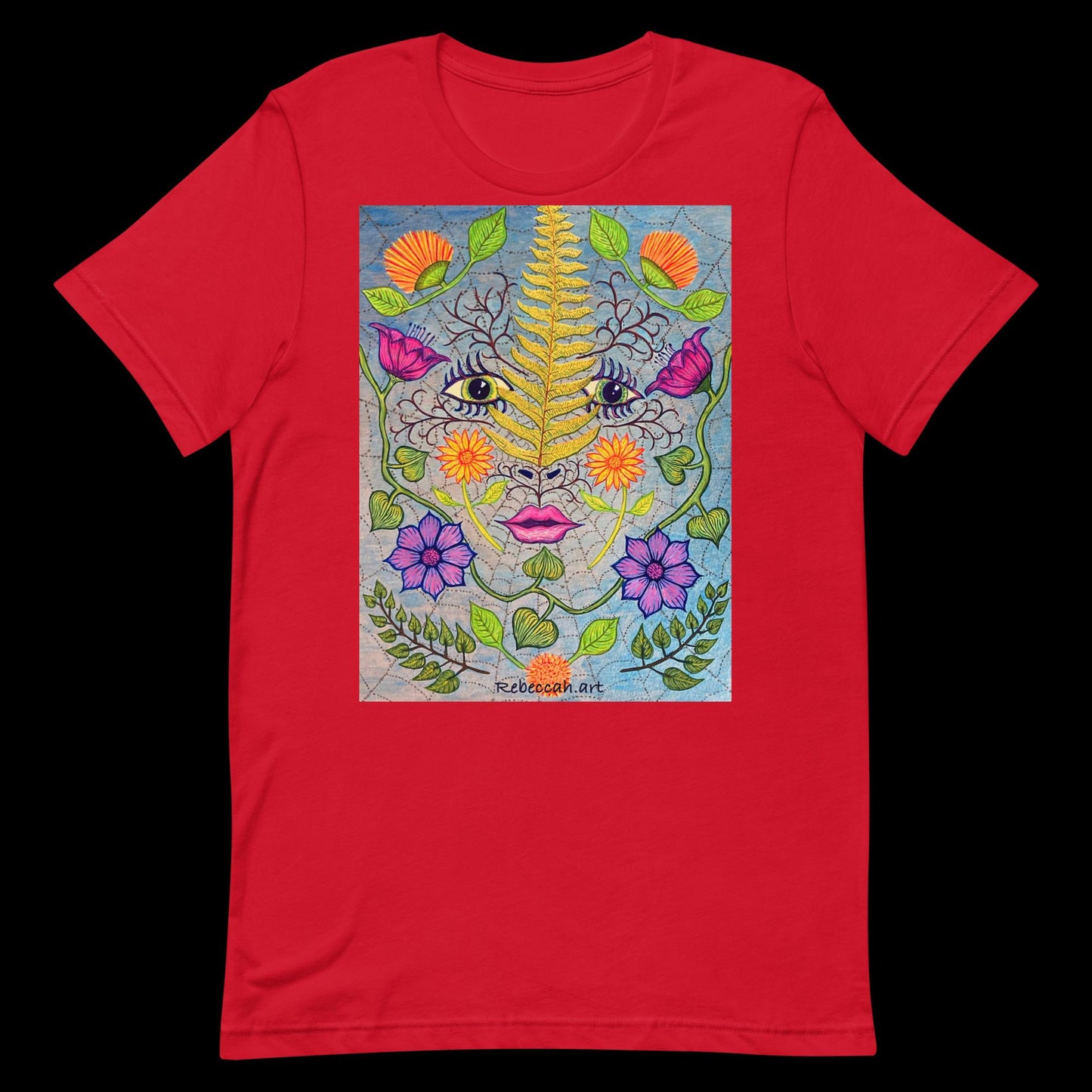 B - Nature face t-shirt