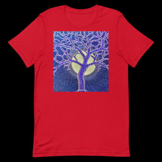 B - Full moon and tree - Unisex t-shirt