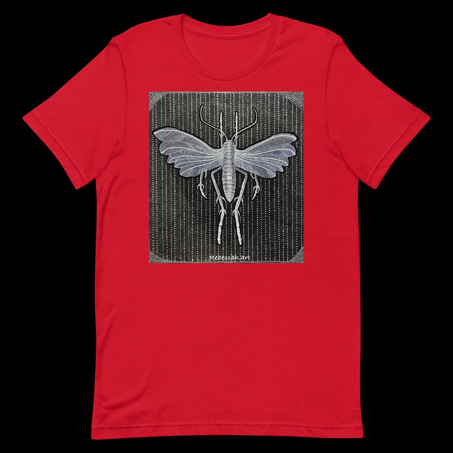 B - White plumed moth t-shirt