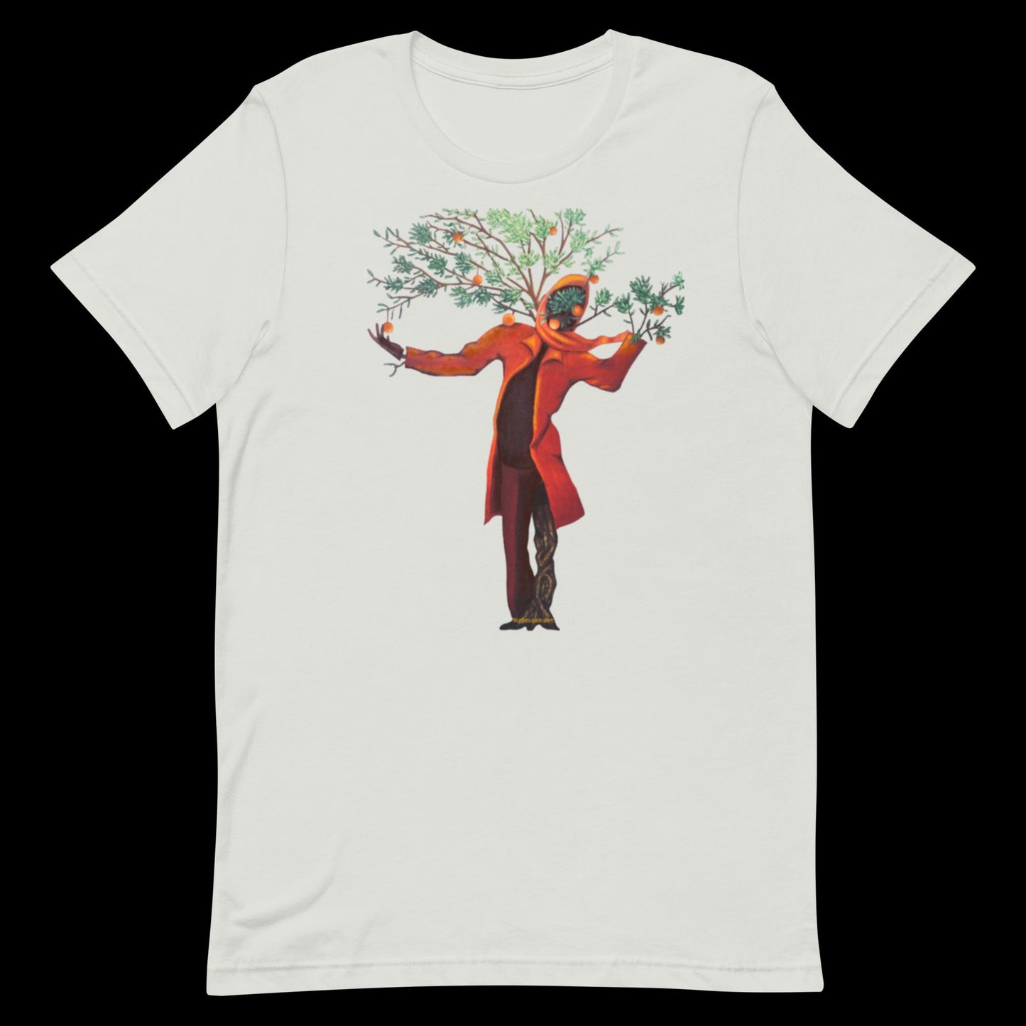 B - Red coat tree - t-shirt