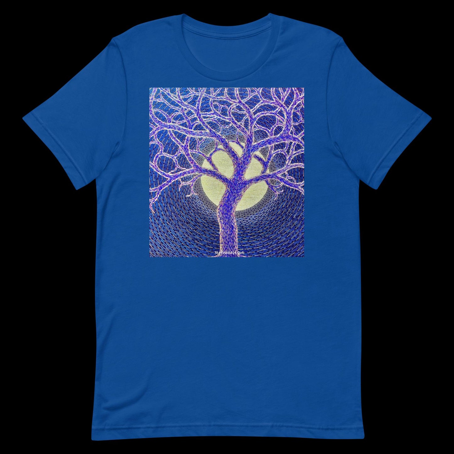 B - Full moon and tree - Unisex t-shirt