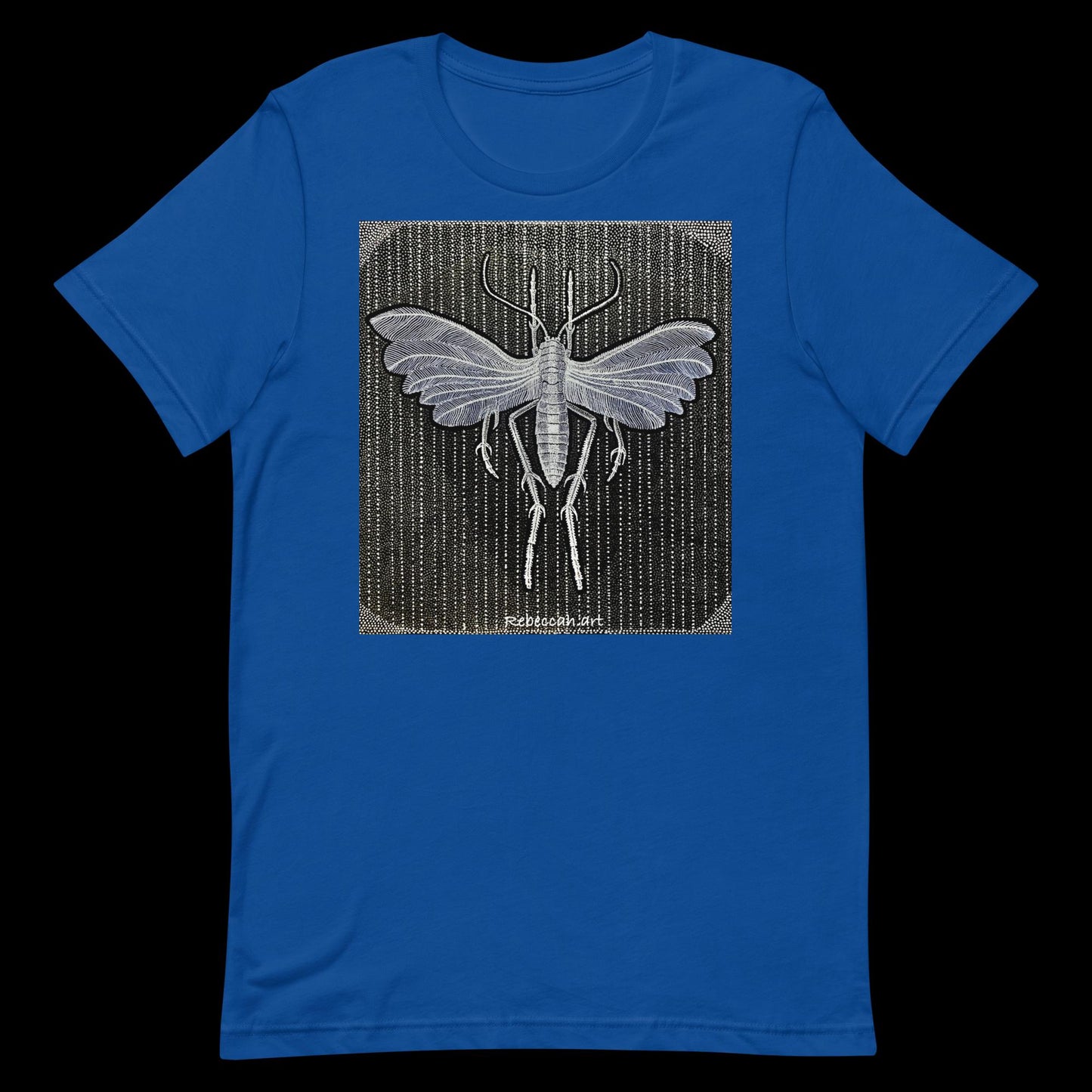 B - White plumed moth t-shirt