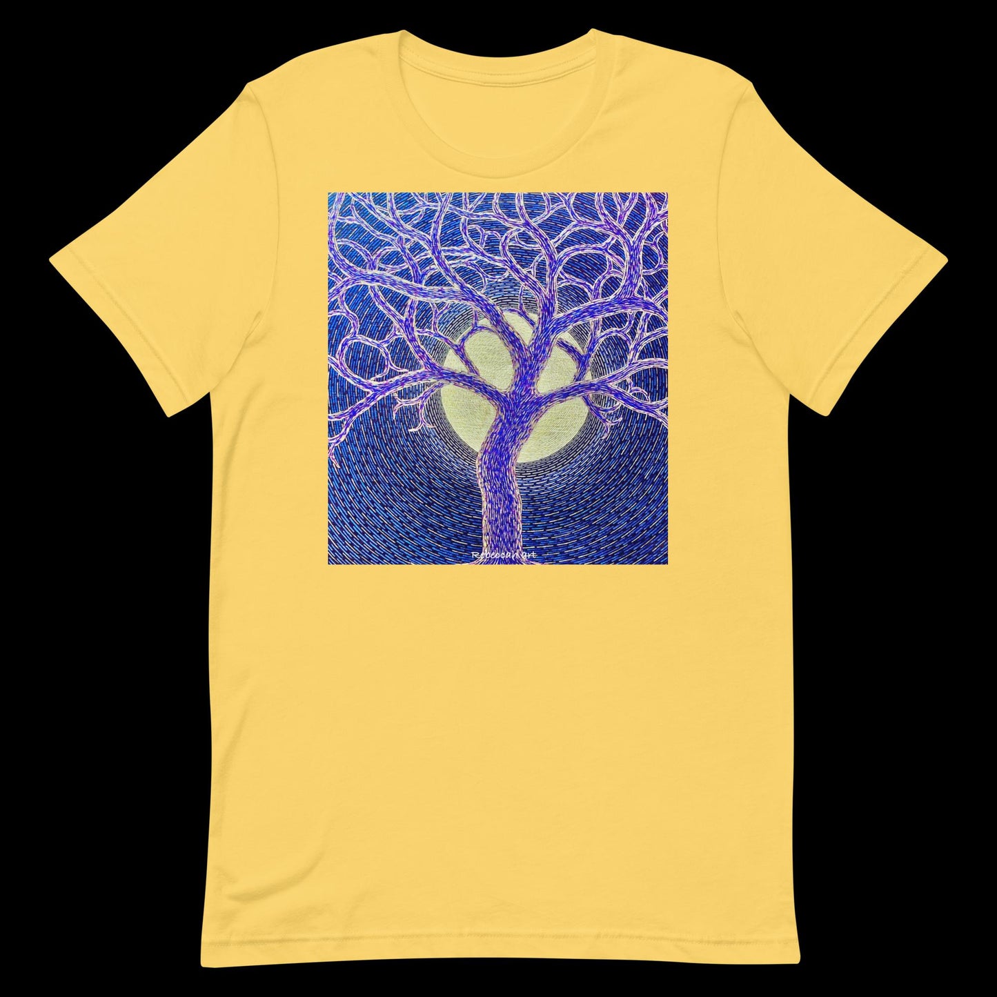 B - Full moon and tree - Unisex t-shirt