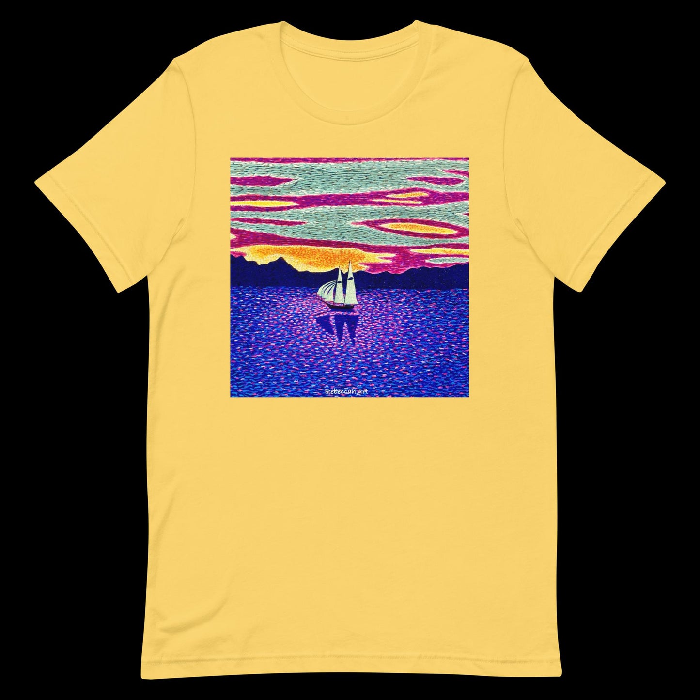 B - Sunset sailing t-shirt
