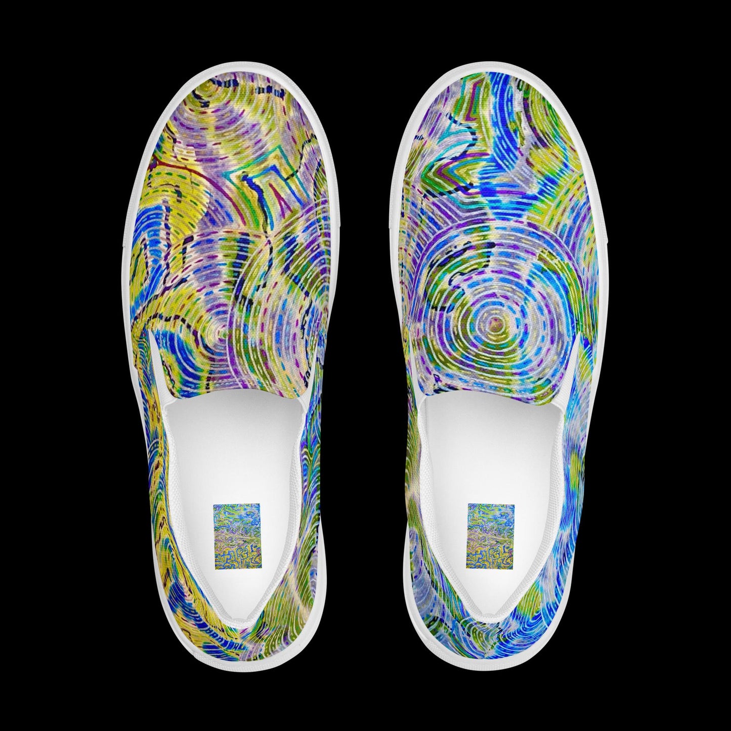 X - Abstract 6 - Women’s slip-on canvas shoes