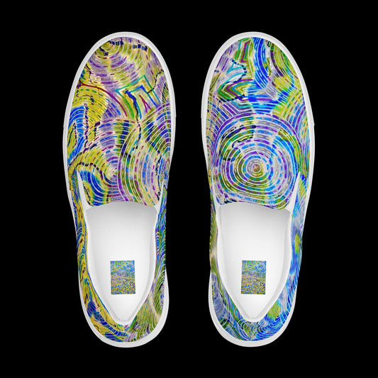X - Abstract 6 - Women’s slip-on canvas shoes